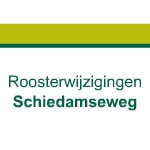 Roosterwijzigingen Schiedamseweg